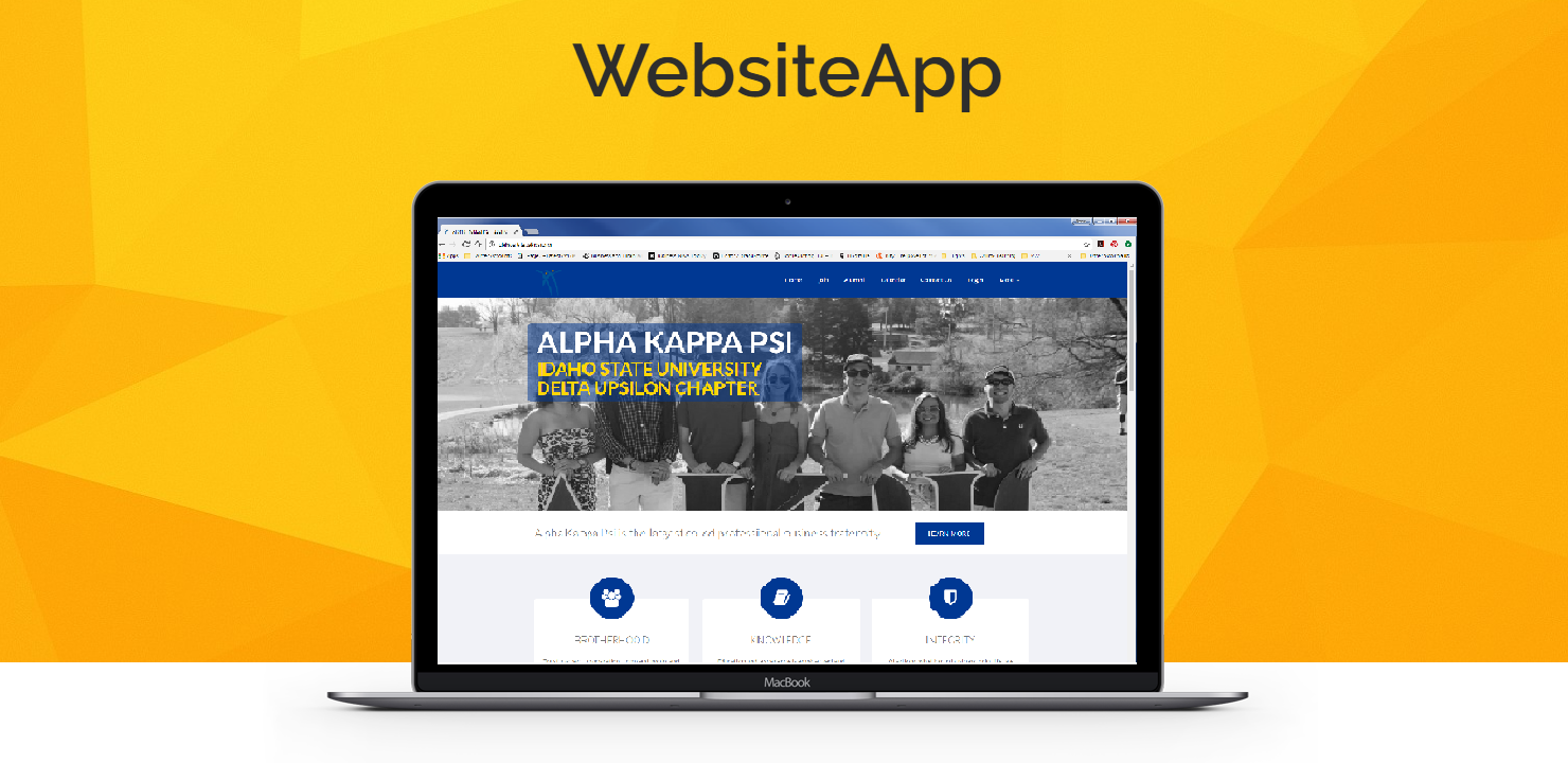 Utilizing ChapterSpot Website App Alpha Kappa