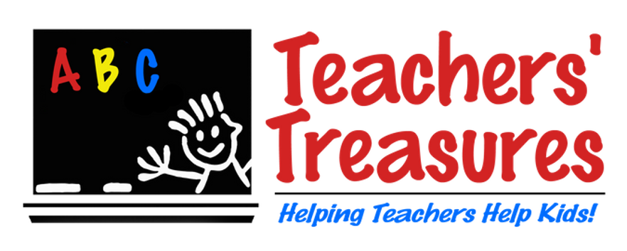 The Teachers' Treasure logo with the byline of "helping teachers help kids!"