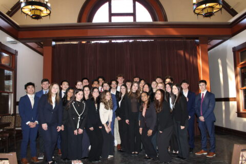 A group photo of the Lehigh University charter members.